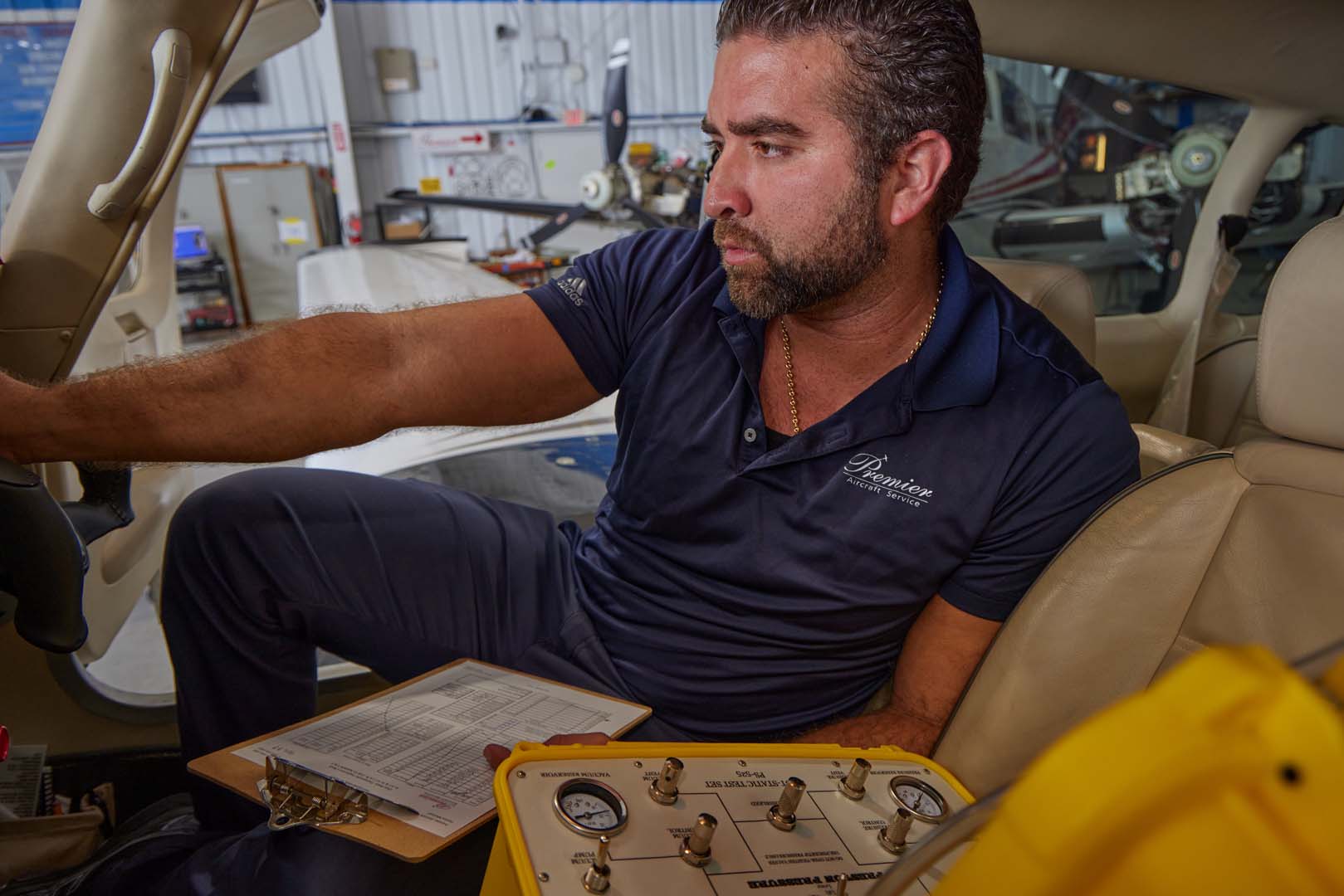Premier Aircraft maintenance team at work — photo 15
